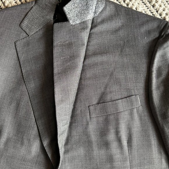 Bespoke Recent Oxxford Clothes Grey Suit 42R - Picture 2 of 12